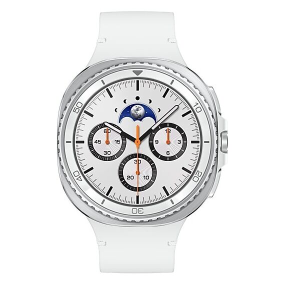 Galaxy Watch8 Classic | 46 мм | White | Sport/White | S/M, Размер: 46 мм, Цвет: White, Тип ремешка: Sport, Цвет ремешка: White, Размер ремешка: S/M, Подключение часов: Bluetooth / Wi-Fi, изображение 2